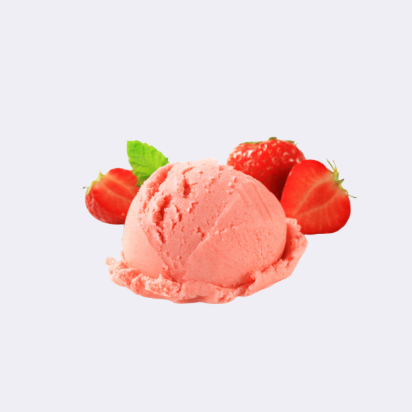 Helado de fresa